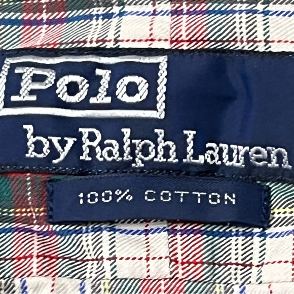 Polo by Ralph Lauren Men's 16.5-33 Plaid Shirt Button Up - Picture 4 of 10